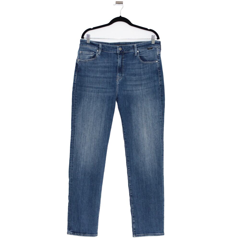 Mavi Jeans Veronica High Rise Straight Leg Jeans Medium Wash Size 33 x 32